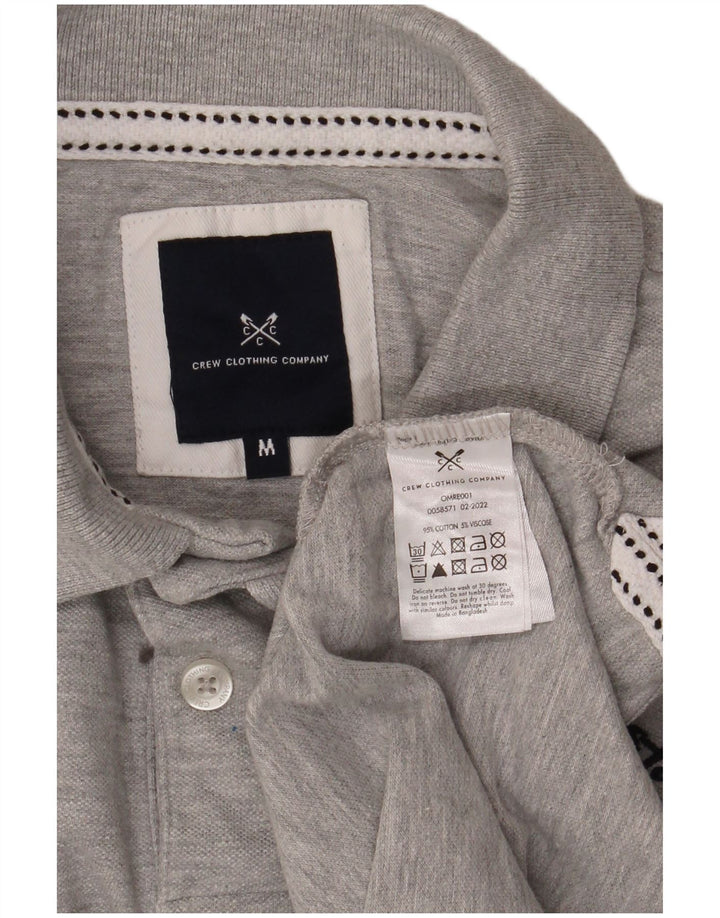 Crew Clothing Muška polo majica Srednje sivi pamuk