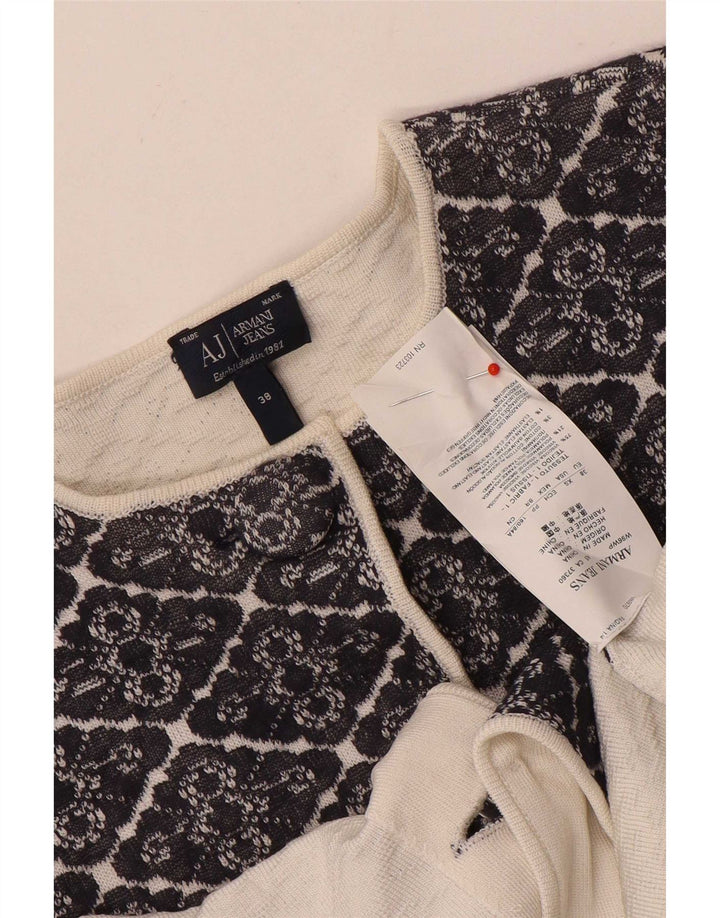 Armani Jeans ženska prekomjerna jakna sa 4 gumba IT 38 XS crna