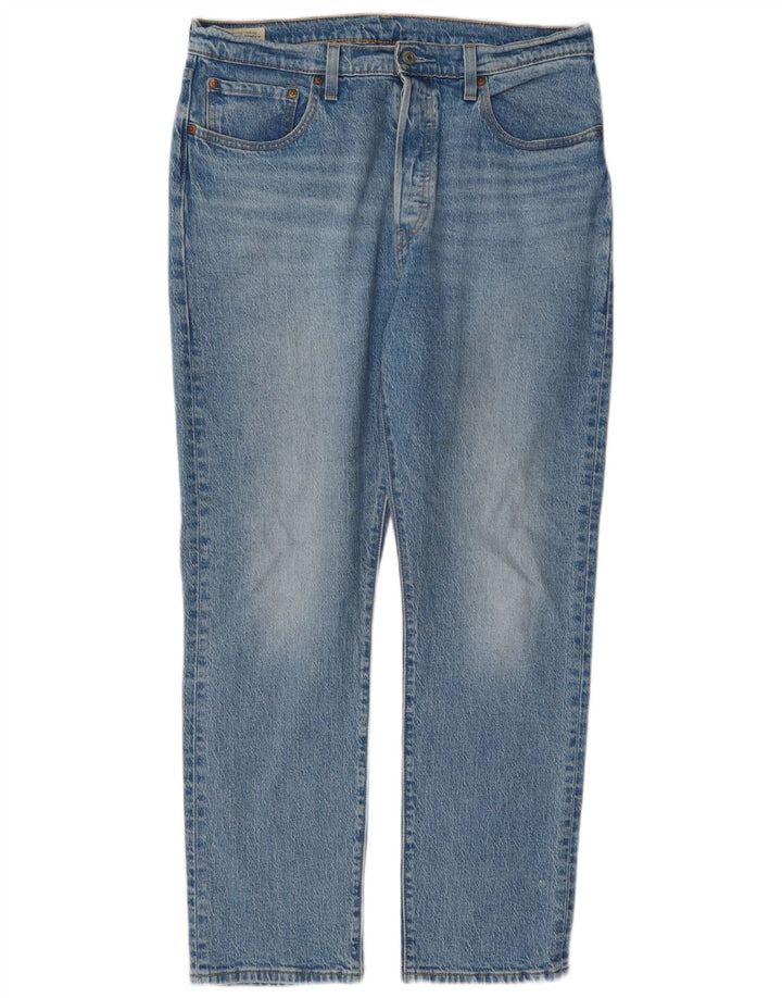 Levi's muške 501 ravne traperice W32 L30 plavi pamuk