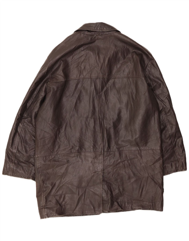 CONBIPEL muški kožni kaput IT 54 XL smeđa koža