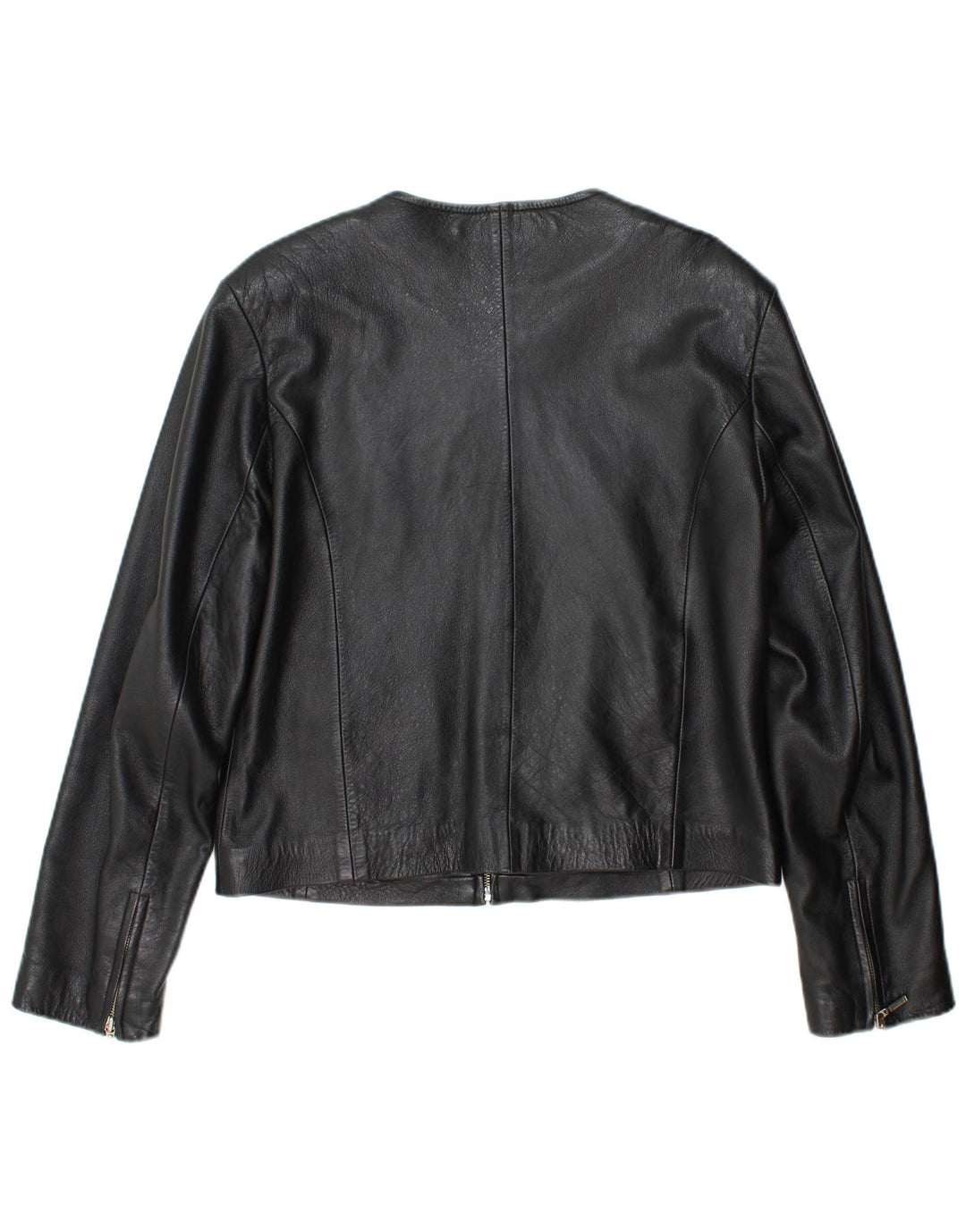 RABERG ženska crna kožna jakna EU 42 velika crna koža