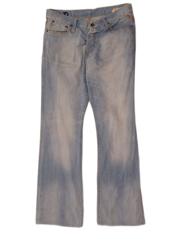 Jack & Jones muške otrcane traperice W33 L32 plavi pamuk