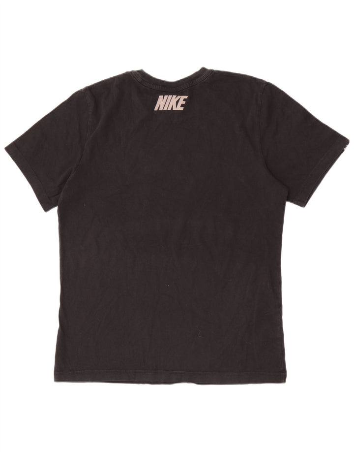 Nike muška majica kratkih rukava s grafičkim motivima srednje crne boje, pamuk
