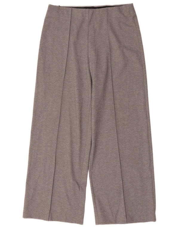 Marks & Spencer ženske široke ležerne hlače UK 14 Large W32 L30 sive