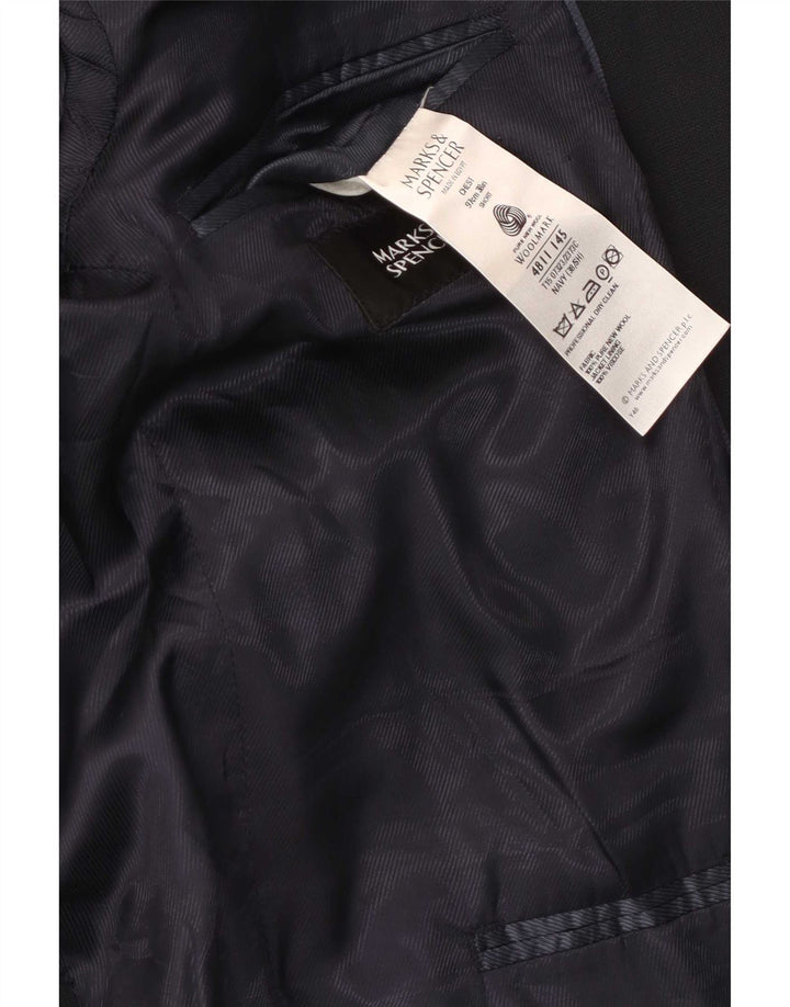Marks & Spencer muška jakna sa 2 gumba EU 38 srednje tamnoplava nova vuna