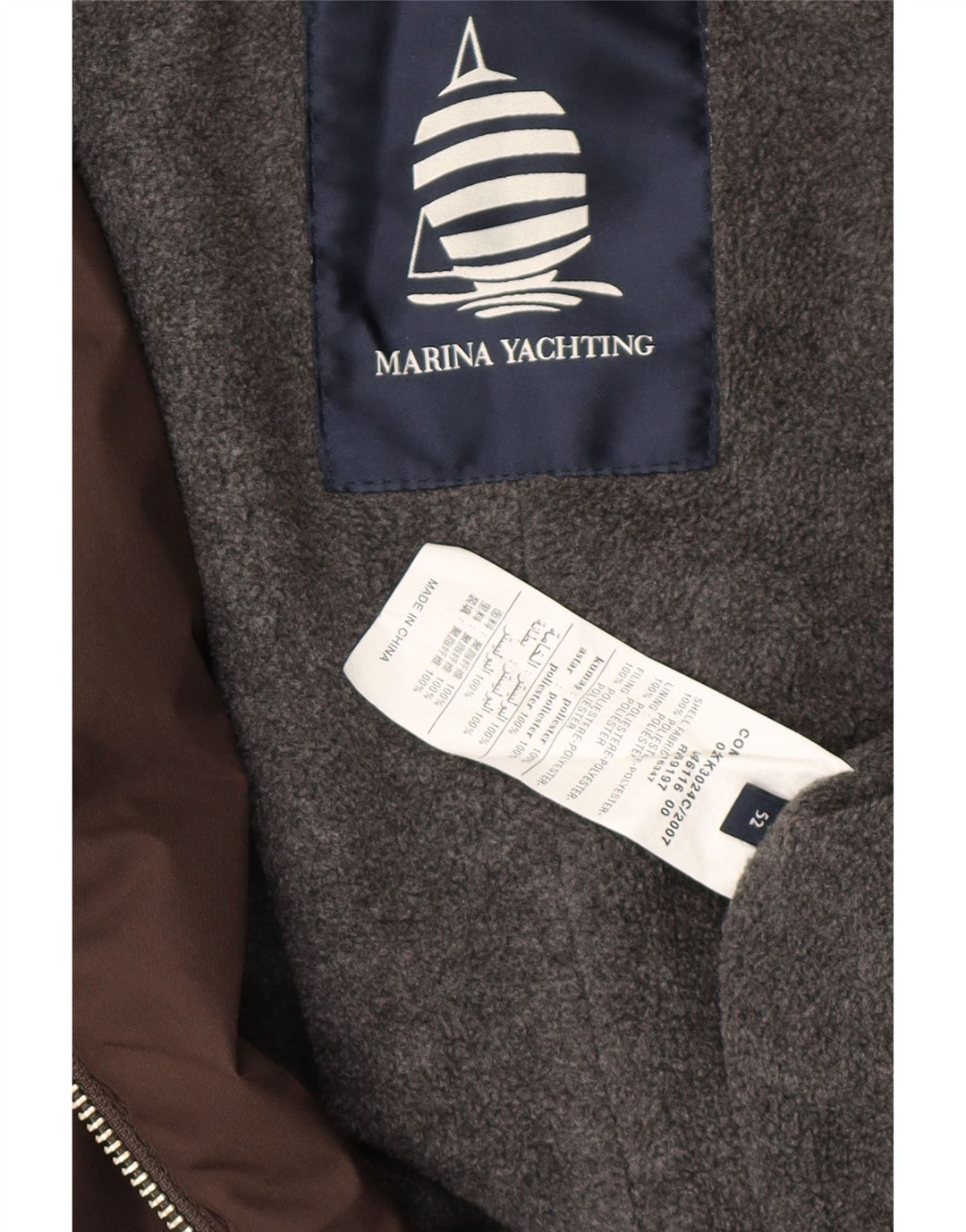 Marina Yachting muška pomoćna jakna IT 52 XL smeđi poliester