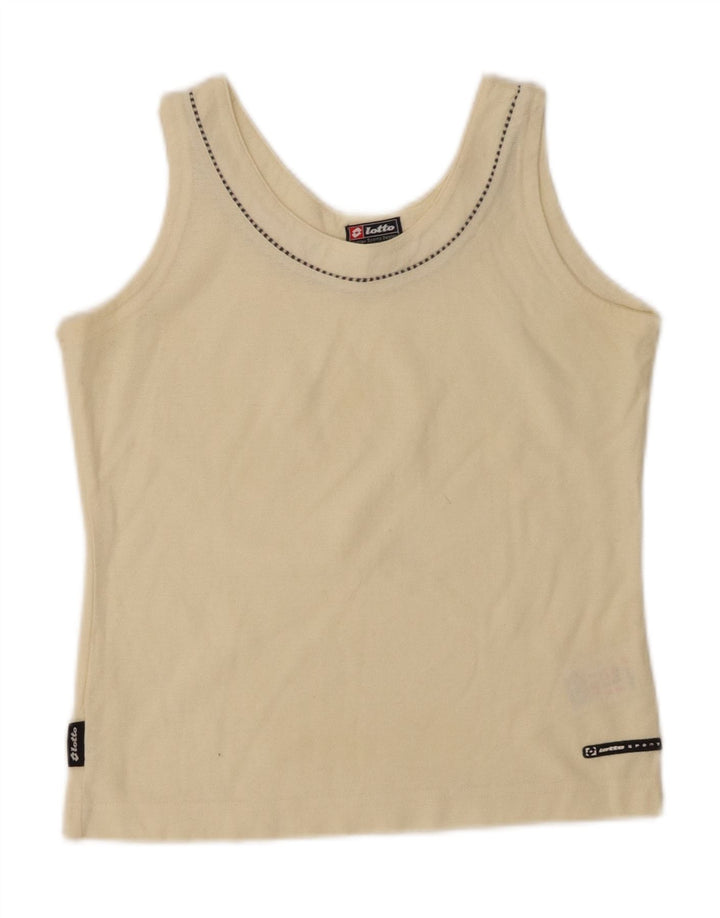 Lotto ženski prsluk UK 8 Small Off White Cotton