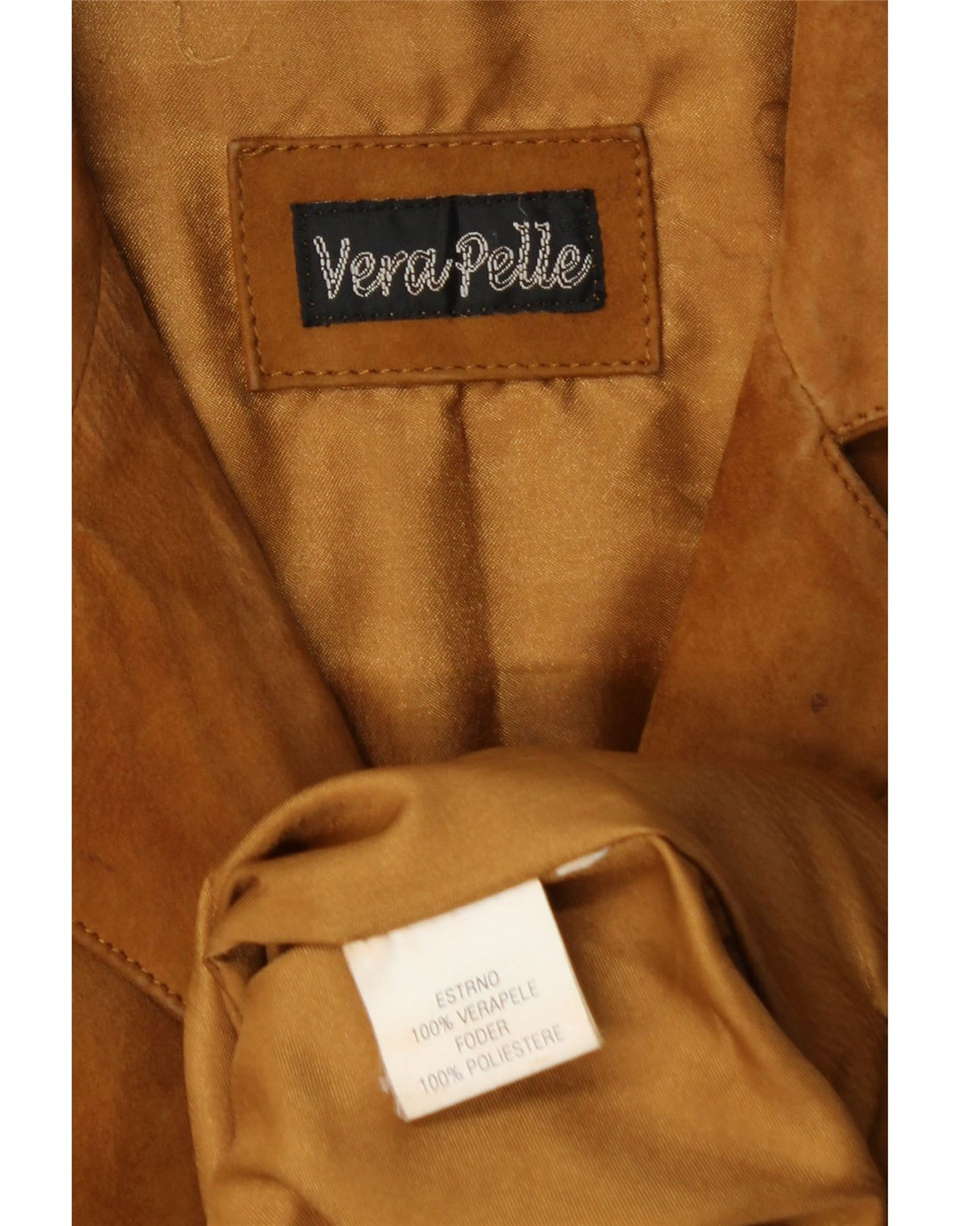 VINTAGE Ženska antilop jakna UK 18 XL smeđa koža