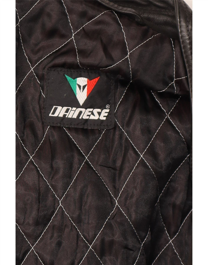 Dainese muška kožna jakna IT 52 velika crna koža