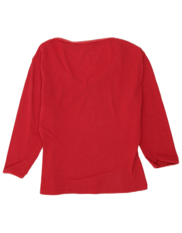 Tommy Hilfiger ženski kratki top s 3/4 rukavima UK 6 XS crvena