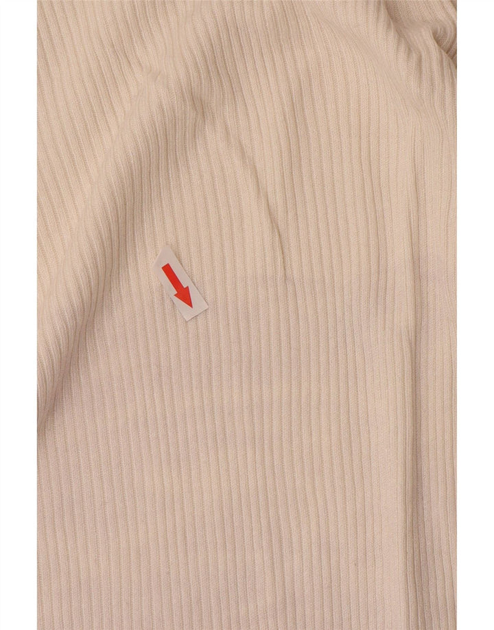 Marks & Spencer ženski pulover s rol izrezom UK 10 Mala bijela viskoza