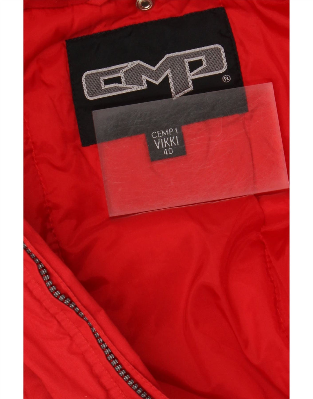 CMP Mens Hooded Windbreaker Jacket UK 40 Large Red Polyester