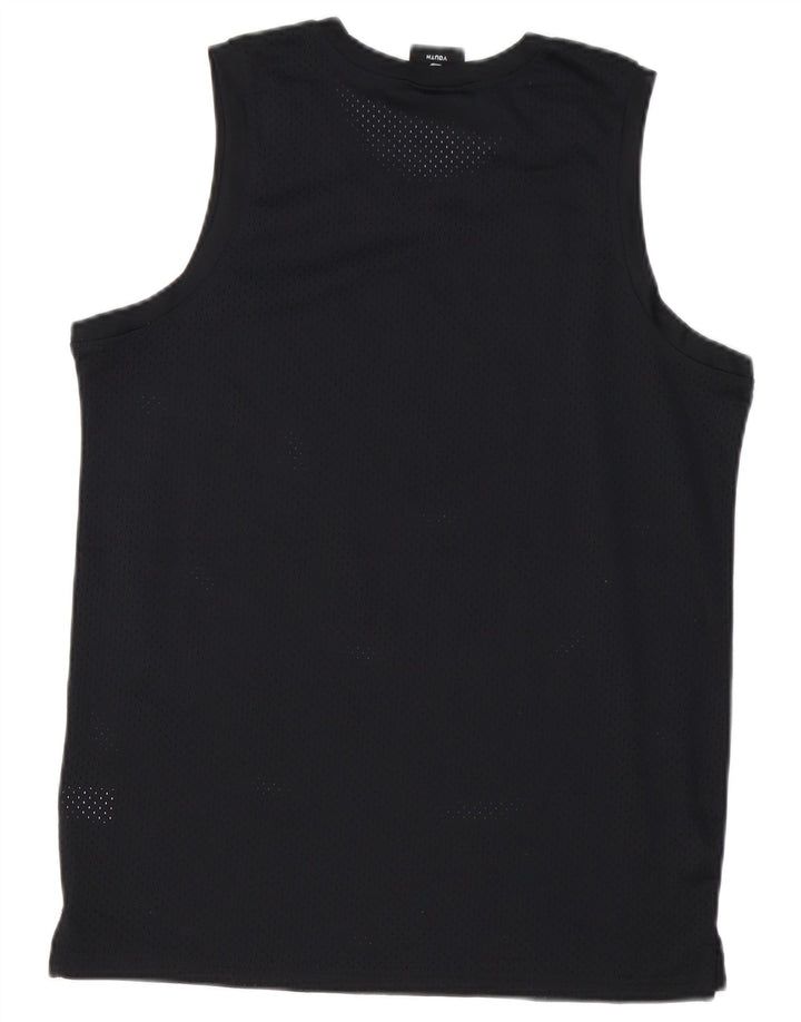NBA Boys Brooklyn Nets Graphic Vest Top 15-16 Years Black Poliester