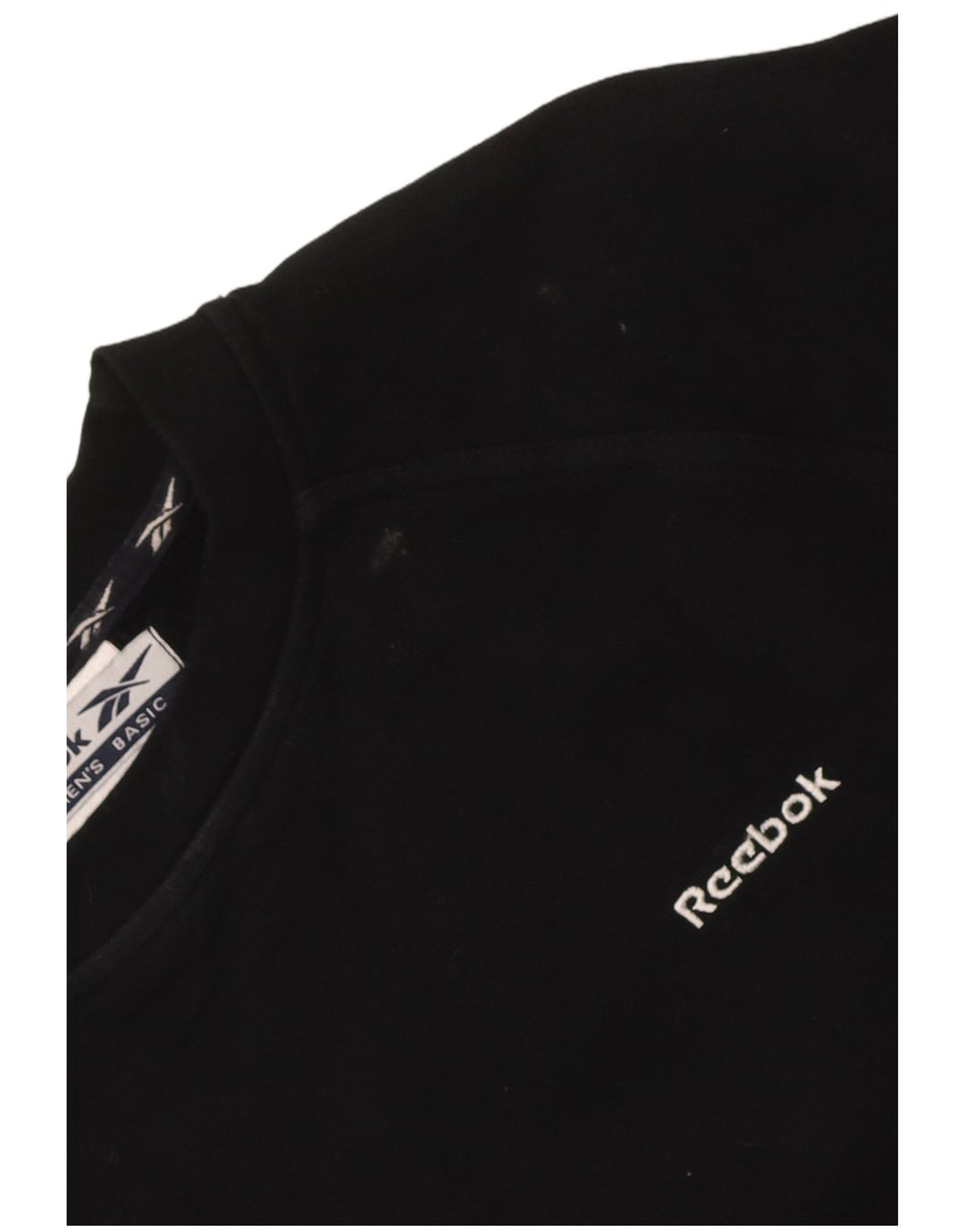 Reebok Ženska majica s kratkim rukavima UK 12 Srednje crni pamuk