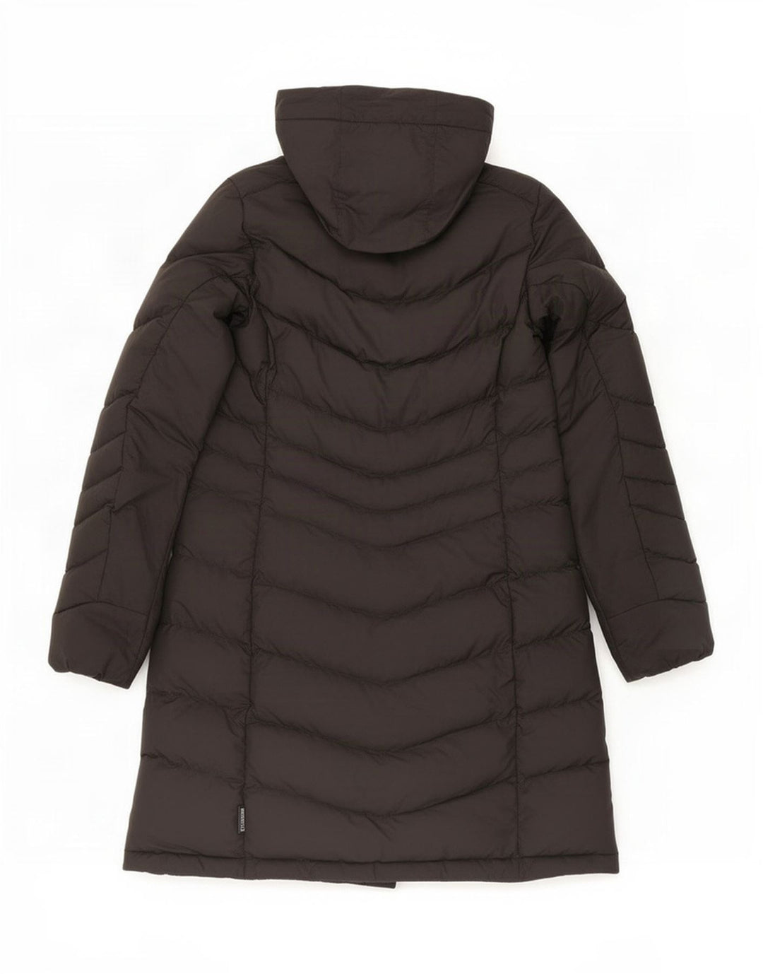 Jack Wolfskin ženski podstavljeni kaput s kapuljačom UK 10/12 srednje crni poliester