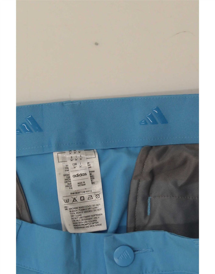 Adidas muške chino kratke hlače W34 veliki plavi poliester