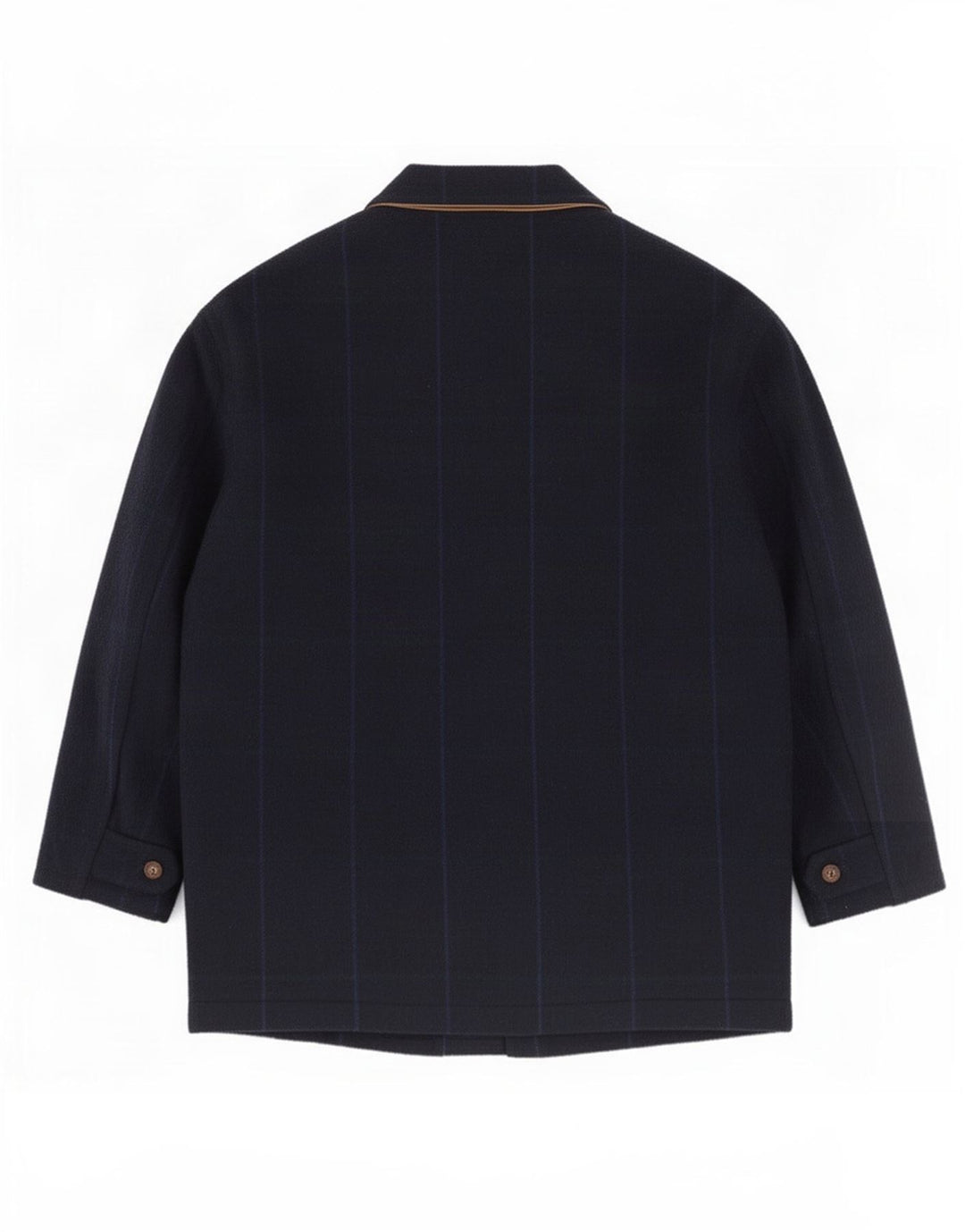 Belfe & Mens Utility jakna IT 50 Large tamnoplava karirana vuna