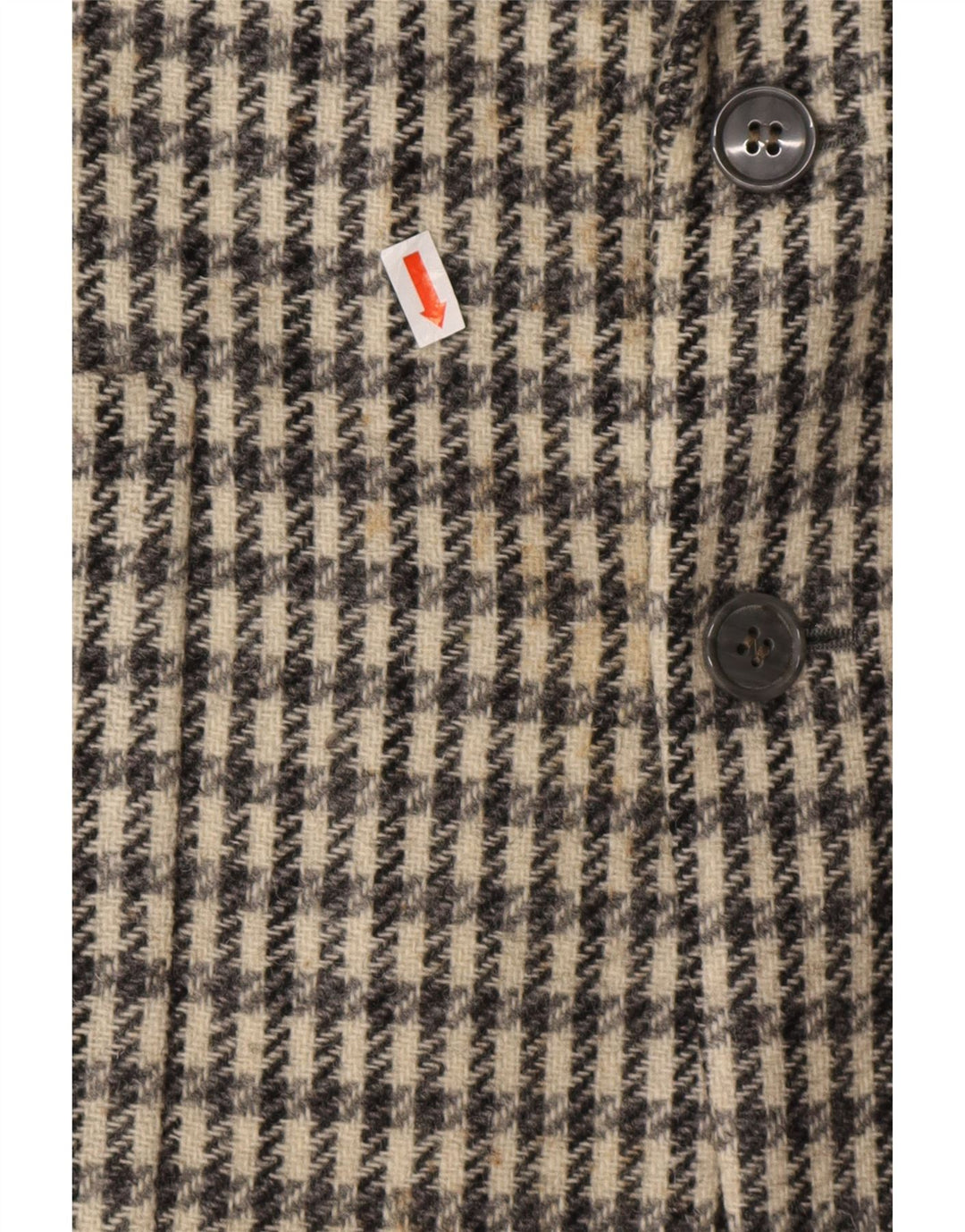 DEI FILZI Muška jakna sa 3 gumba IT 48 Srednje siva houndstooth