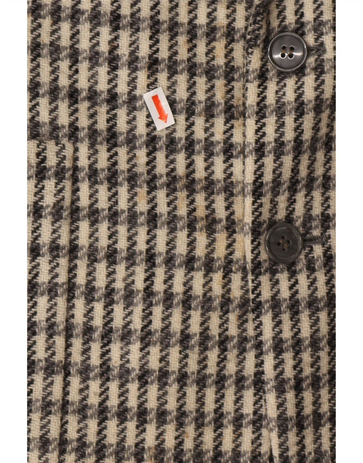 DEI FILZI Muška jakna sa 3 gumba IT 48 Srednje siva houndstooth