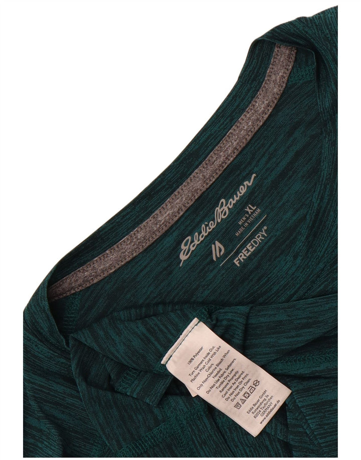 Eddie Bauer muška majica dugih rukava XL zeleni pjegavi poliester