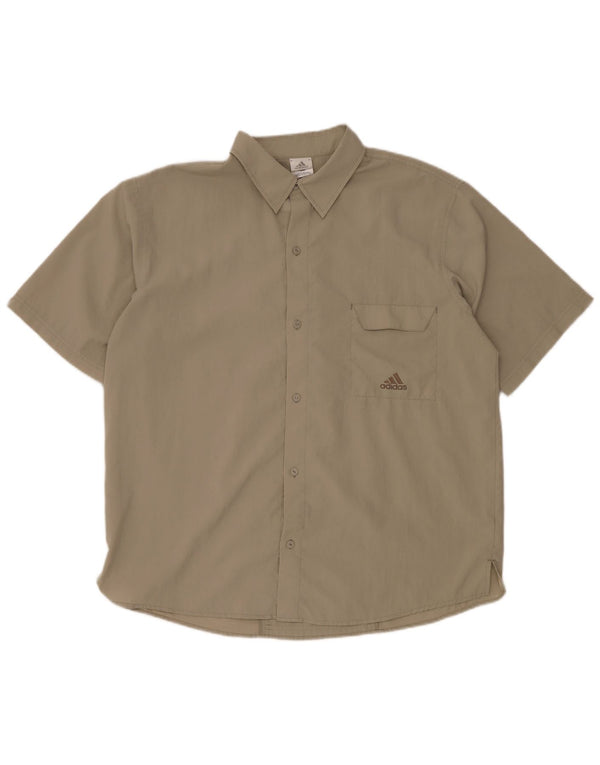 ADIDAS muška košulja kratkih rukava UK 46/48 XL bež poliester