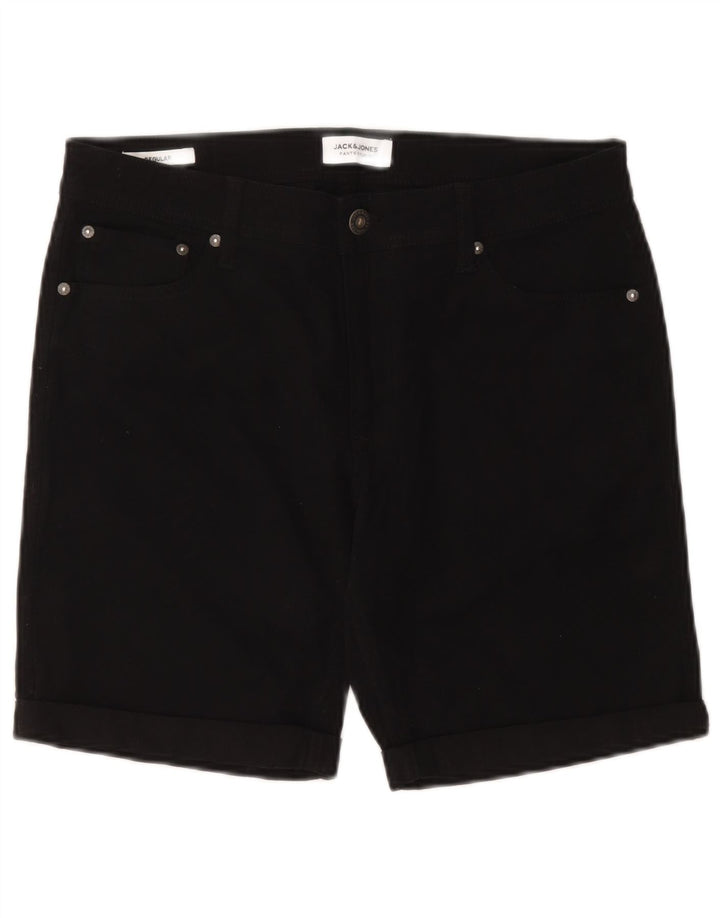 Jack & Jones Regular Casual kratke kratke hlače srednje veličine W32, crni pamuk