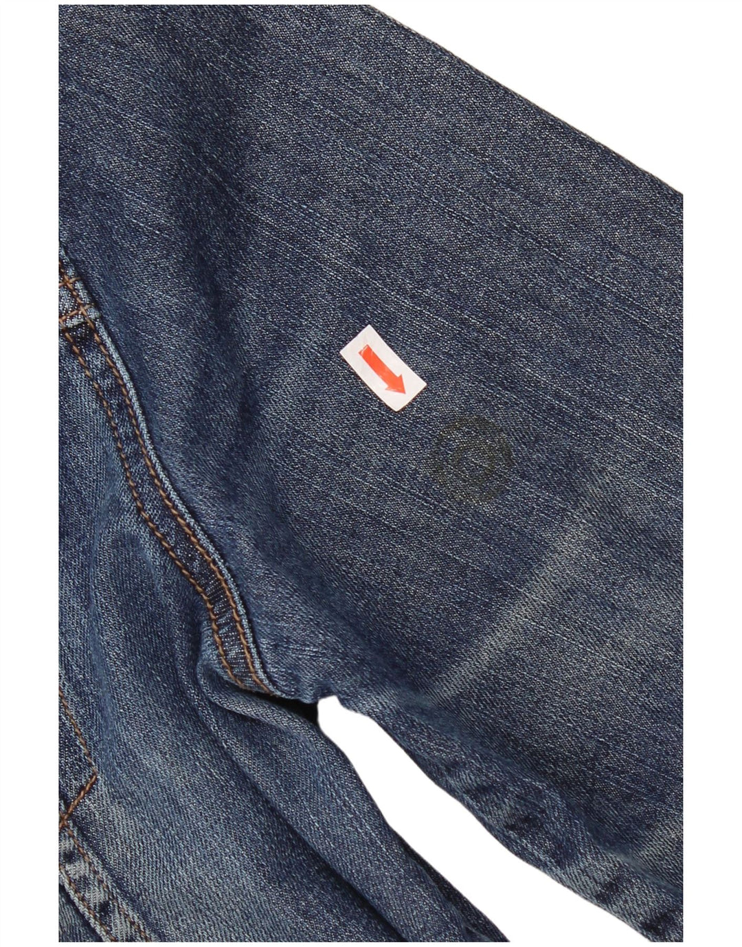 Eddie Bauer ženska traper jakna UK 14 srednje plavi pamuk