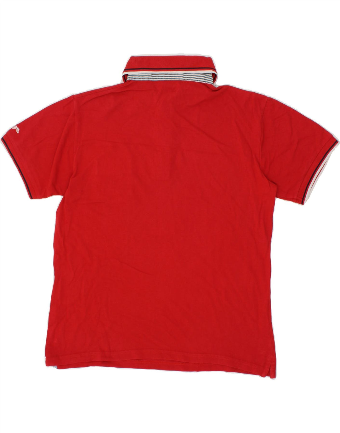 LOTTO Mens Slim Polo Shirt Large Red Cotton Vintage Lotto and Second-Hand Lotto from Messina Hembry 