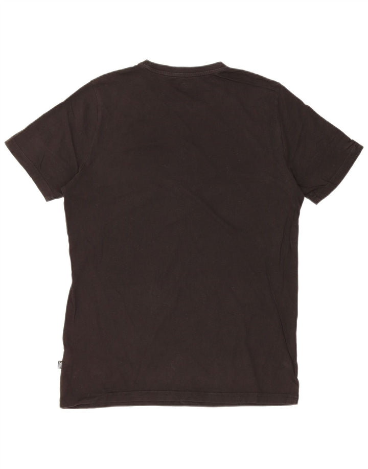 Puma muška majica kratkih rukava s grafičkim motivima, mali crni pamuk