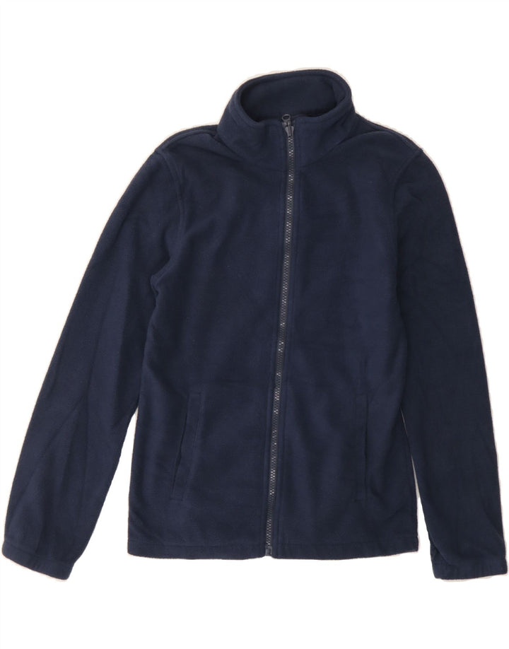 MOUNTAIN WAREHOUSE Girls Fleece Jacket 11-12 Years Navy Blue Polyester Vintage Mountain Warehouse and Second-Hand Mountain Warehouse from Messina Hembry 