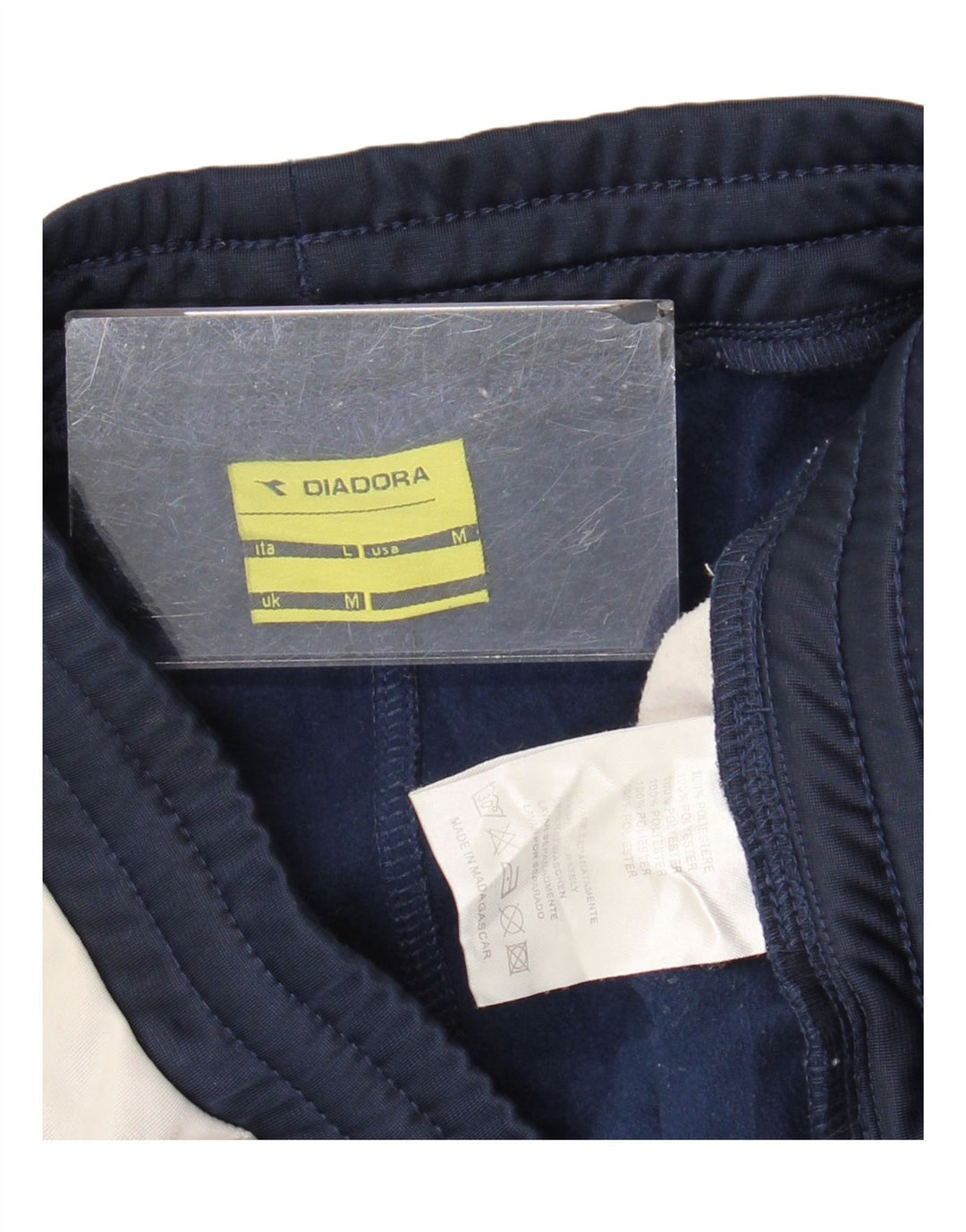 Diadora muške hlače za trenirku srednje tamnoplave boje od poliestera