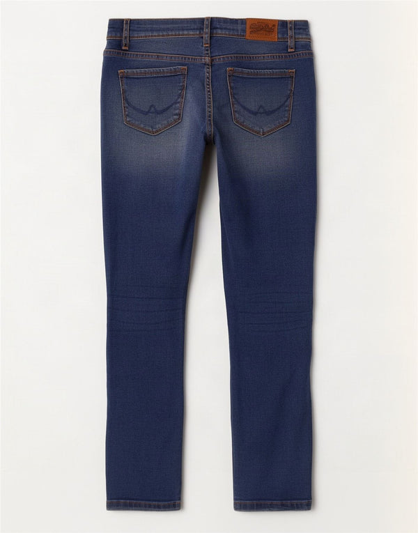 Superdry ženske traperice Alexia Jegging W26 L30 plavi pamuk