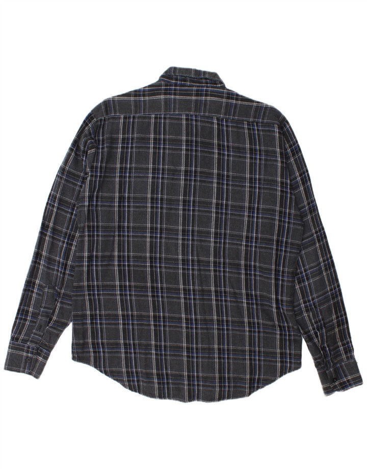 Vans muška flanelska košulja, veliki sivi karirani pamuk