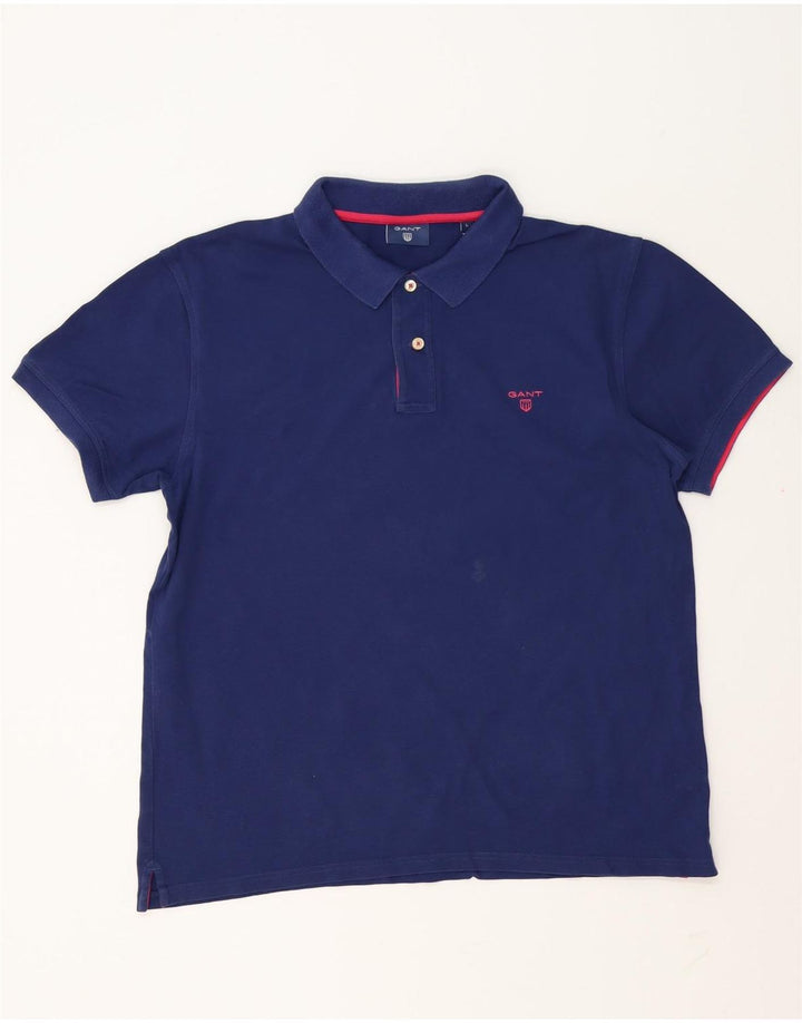 Gant muška polo majica velika tamnoplava pamuk