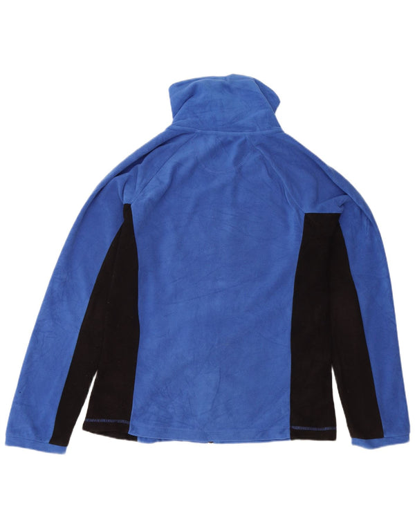 Calvin Klein Ženska grafička flis jakna UK 14 srednje plave boje