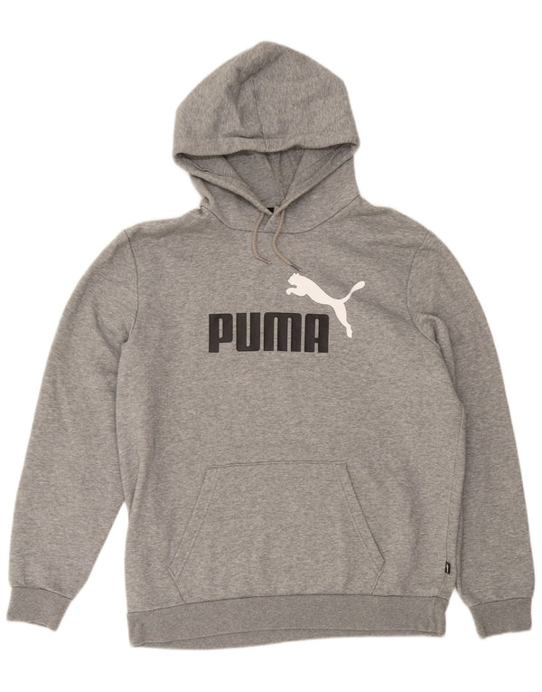 Puma muška majica s kapuljačom s velikim sivim mrljama