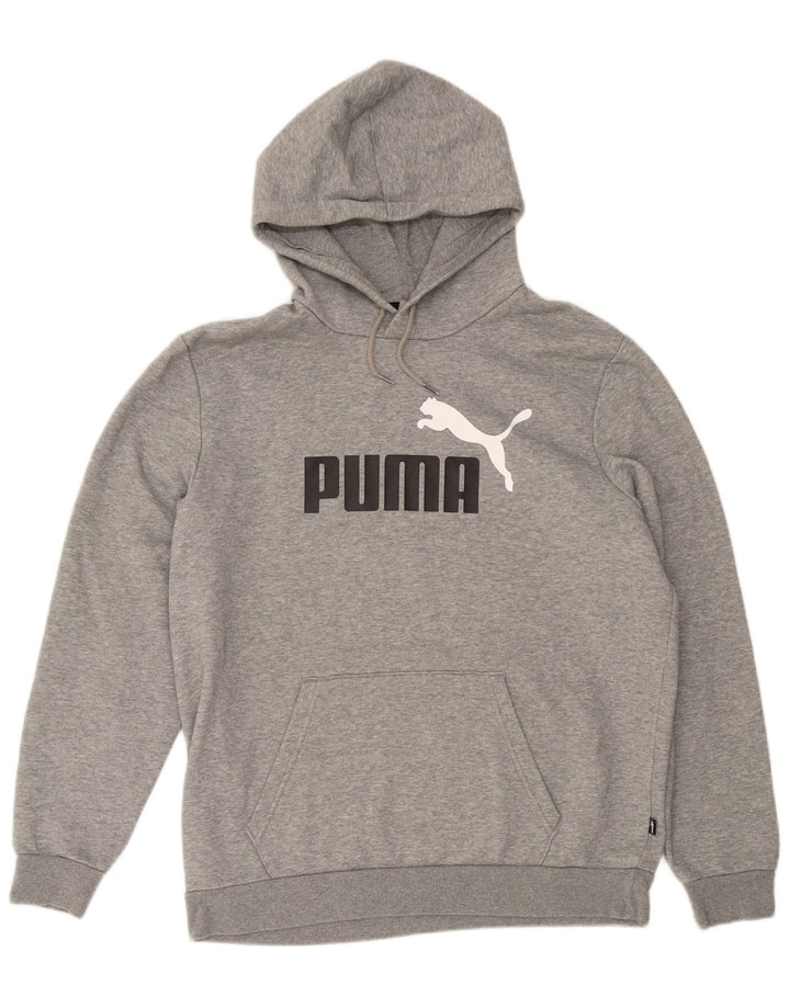 Puma muška majica s kapuljačom s velikim sivim mrljama