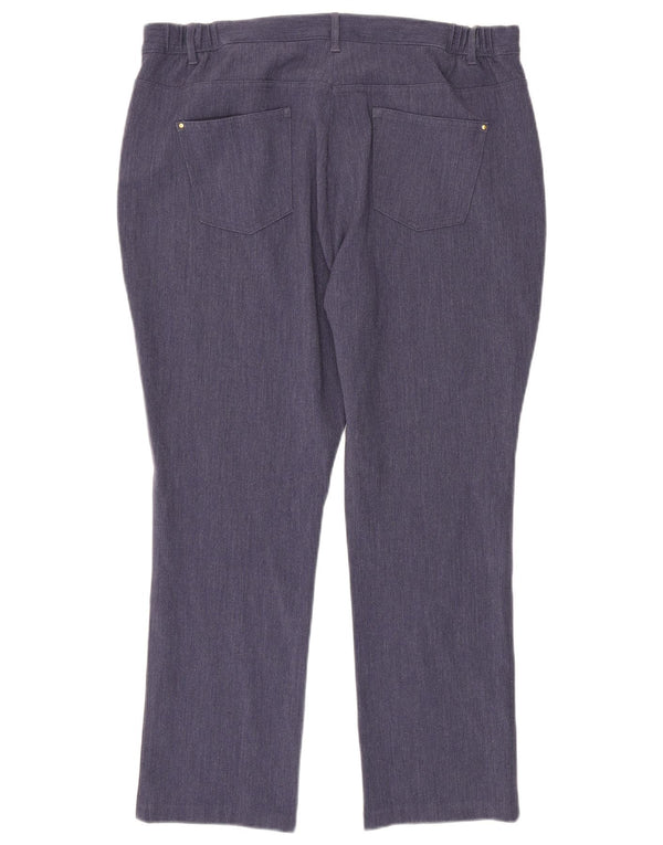 Marks & Spencer ženske ležerne hlače UK 18 XL W36 L38 tamnoplave