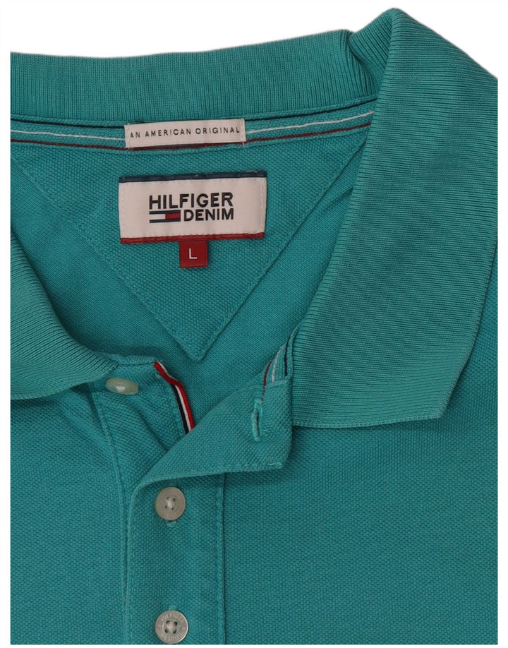 Tommy Hilfiger muška polo majica velika tirkizna