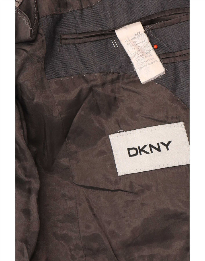 Dkny muška jakna sa 2 gumba UK 37 Mala siva vuna