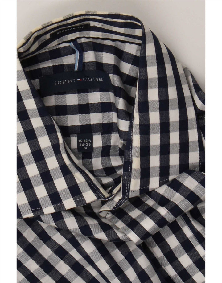 Tommy Hilfiger muška košulja standardnog kroja veličina 15 1/2 srednje tamnoplava gingham