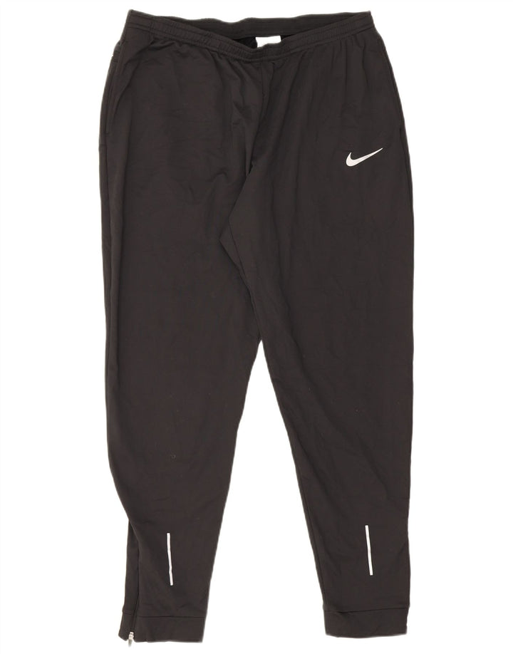 Nike Dri Fit Trenirka Hlače Joggers Veliki crni poliester