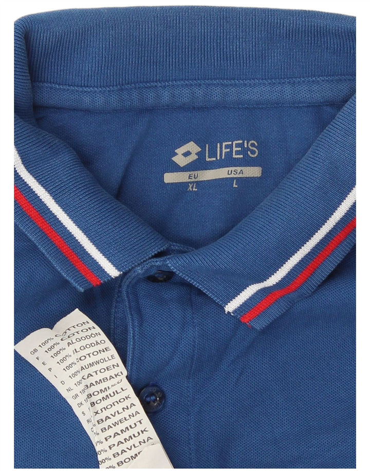 Lotto muška polo majica Large Blue Pamuk