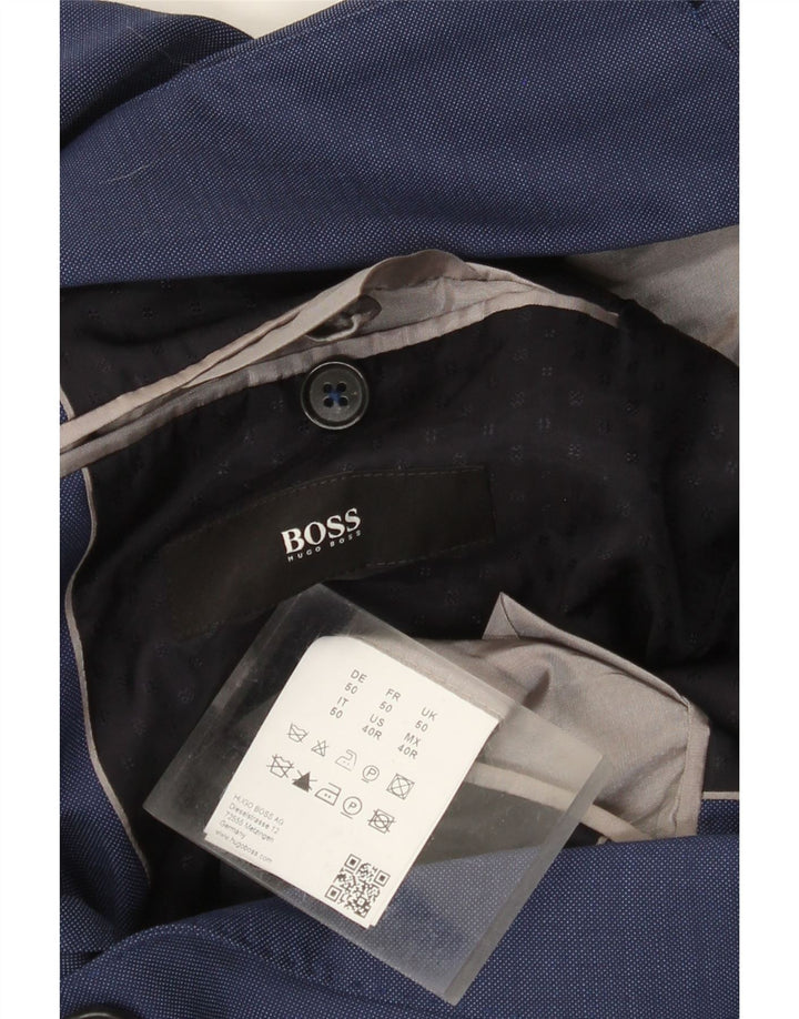 HUGO BOSS Muška jakna sa 2 gumba EU 50 velika plava vuna