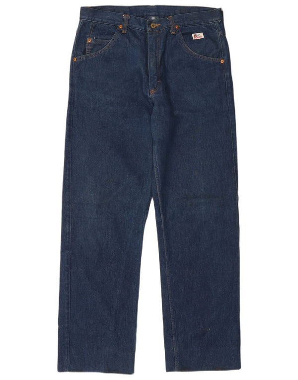 ROY ROGERS Muške ravne traperice za džeparac W34 L30 tamnoplave