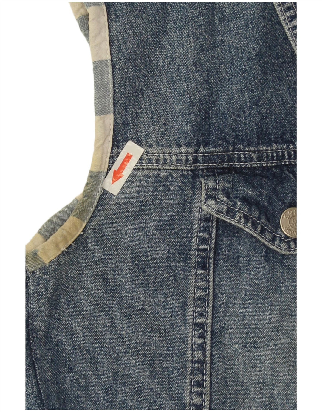 Squaw Ženska traper majica UK 10 Small Blue