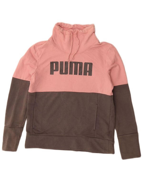 Puma ženska majica s grafičkim motivima UK 14 srednje ružičasta pamuk