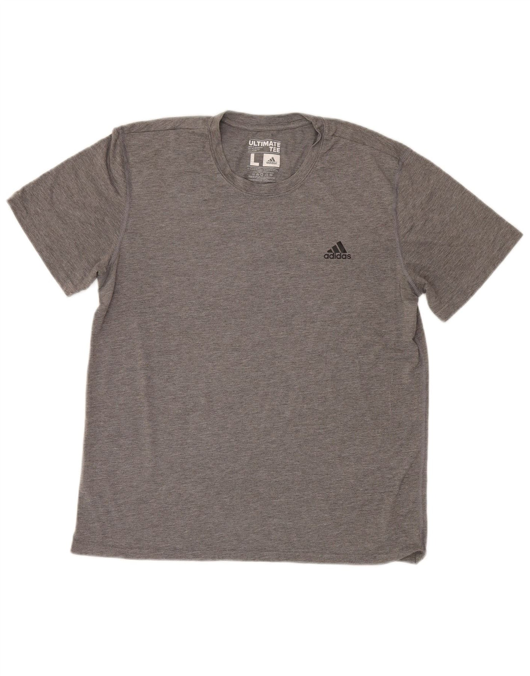Adidas muška Climalite majica kratkih rukava Veliki sivi flekasti poliester