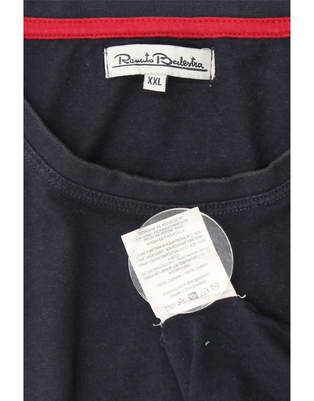 RENATO BALESTRA Ženska majica kratkih rukava 2XL tamnoplavi pamuk