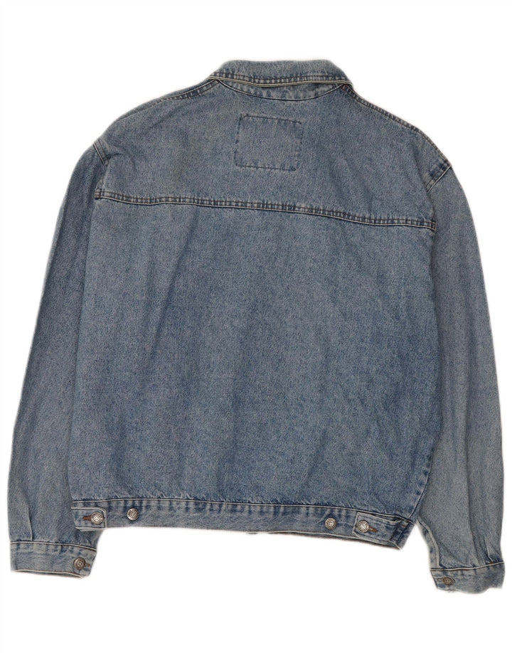 Vintage muška traper jakna UK 42 XL plavi pamuk